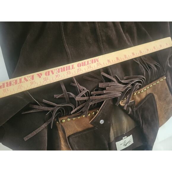 Vintage Scully Western Fringe Suede. Jacket Women's Size M - Picture 15 of 16